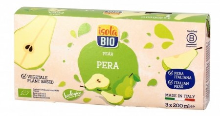 succo pera isola bio